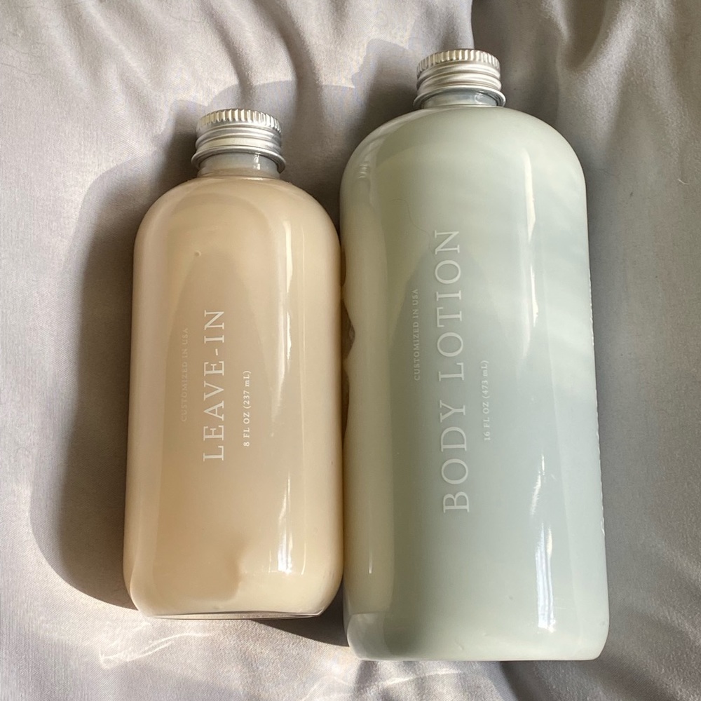 NWT - Function of Beauty - Body lotion & Leave in conditioner